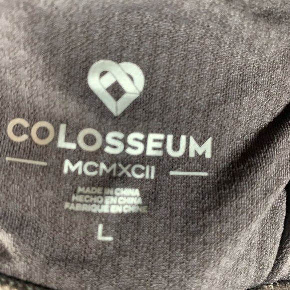 Colosseum Sports Bra Women's‎ Large Green Stretch Strappy Criss Cross Back 6875 - Picture 4 of 7